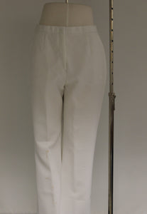 US Navy Women's White Slacks - 14 Women Tall - 8410-01-311-9675 - Used