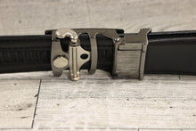 Load image into Gallery viewer, Men's Black Rachet Leather Belt - Size: XL - New