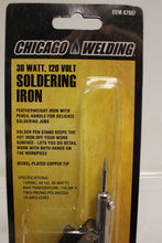 Load image into Gallery viewer, Chicago Electric Welding 30 Watt 120 Volt Soldering Iron - New