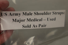 Load image into Gallery viewer, US Army Officer Major Medical Nylon Shoulder Strap - Male Shoulder Board - Used