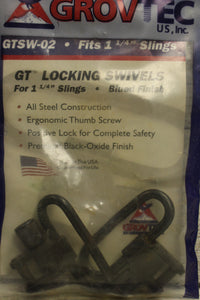 GroveTec GTSW-02 1" Locking Swivels - New