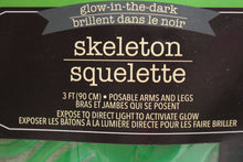 Load image into Gallery viewer, Glow-In- The-Dark 3 Ft. Skeleton - Used