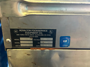 Royalton Stainless Steel Heated Half Height Holding Cabinet On Casters -RSH-1812