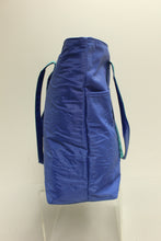 Load image into Gallery viewer, Vintage Toteable Blue Water Resistant Lightweight Tote Bag - Used