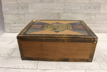 Load image into Gallery viewer, Foundry Lovelace Wooden Cigar Box - 9.75" x 7" x 3.5" - Used