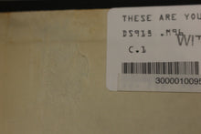 Load image into Gallery viewer, These Are Your Sons - Timothy J. Mulvey