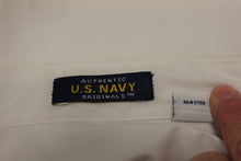 Load image into Gallery viewer, US Navy Originals Men's Long Sleeve White Dress Shirt - 16-1/2 34/35 - Used