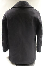 Load image into Gallery viewer, US Navy Sheraton Sportswear Men&#39;s Enlisted Black Wool Pea Coat - Size: 38 -Used