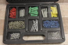 Load image into Gallery viewer, 300 PC Drill Bits, Masonry Drills, Boring Bits, Screws, &amp; Wall Anchors Plugs Kit