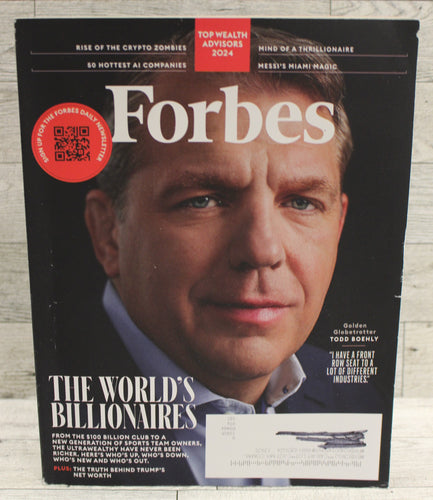 Forbes The World's Billionaires Magazine - Top Wealth Advisors 2024