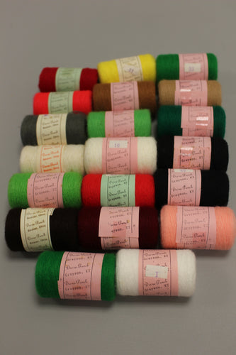 Vintage Decra-Punch Yarn Spools - Assorted Colors - 20 Skeins (#2)