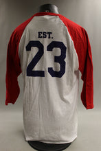 Load image into Gallery viewer, Tultex The Flight Quarter Length Sleeve T-Shirt - Large - Est 23 - Used