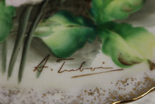 Load image into Gallery viewer, Vintage Gold Trim A. Tuboi Hand Painted Floral Plate -Signed - Used