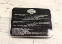 Load image into Gallery viewer, Harley-Davidson 2002 Collectible Tin with 2 Decks of Playing Cards - New