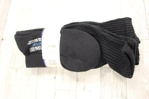 Jefferies Black Boot Socks - Size: 10 -13 -Pack of 2 - New