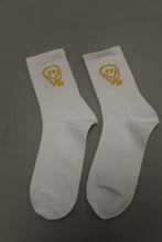 Load image into Gallery viewer, Melting Smiley Face Crew Socks - New