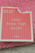 Load image into Gallery viewer, Owl Love You Cozy Knee High Socks - Pink - New