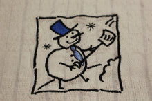 Load image into Gallery viewer, RITZ Christmas Shoveling Stick SnowmanTowel - Used (#2)