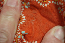 Load image into Gallery viewer, Vera Bradley Orange Boho Floral Medallion Medium Shoulder Bag - Used