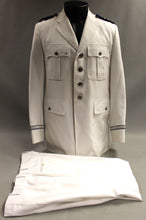 Load image into Gallery viewer, Vintage US Air Force Officer's White Dress Coat &amp; Pants - Small - Used