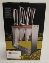Load image into Gallery viewer, Cuisine Pro Damashiro 7 Piece Kinzoku Knife Block Set - New