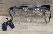 Load image into Gallery viewer, Clear Shoulder Plastic Purse Tube Beach Hand Bag - 90s - Choose Color - New