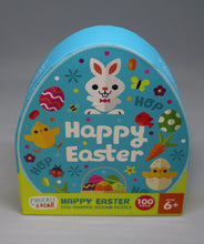 Load image into Gallery viewer, Chuckle &amp; Roar Happy Easter Egg - Shaped Jigsaw Puzzle - 100 Pieces - New
