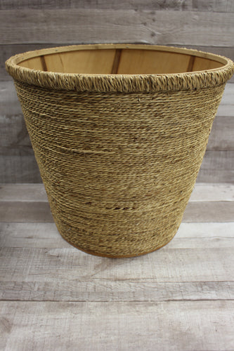 Wicker Trash Can/Basket - New
