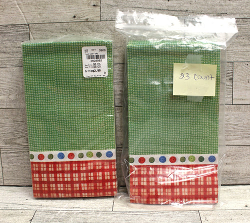 Glitterwrap Christmas Disposable Guest Towels - 13