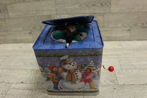 2003 Hallmark Pop! Goes the Snowman Jack-In-The- Box Keepsake Ornament - Used
