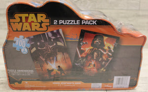 Disney Star Wars Villains 2 Puzzle Pack - 15" x 11.2" - New
