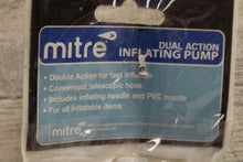 Load image into Gallery viewer, Mitre Dual Action Inflating Pump with Needle - New