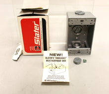 Load image into Gallery viewer, Slater B-33 WEATHERPROOF Cast Aluminum Universal Box Knockout Mounting Box