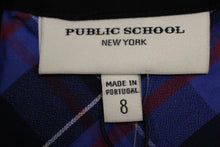 Load image into Gallery viewer, Public School New York Plaid Vest - Blue - Size: 8 - New