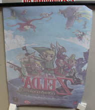 Load image into Gallery viewer, The Legend of Zelda: The Wind Waker Promotional Fabric Tapestry Wall Scroll