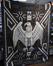 Load image into Gallery viewer, Vintage Santa Catalina Alpaca Wool Blanket Throw - 64" x 83" - Reversible - Used