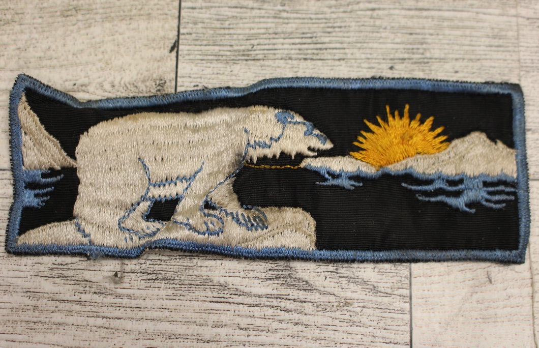 US Navy Polar Bear Rising Sun Liberty Cuff Patch - Used