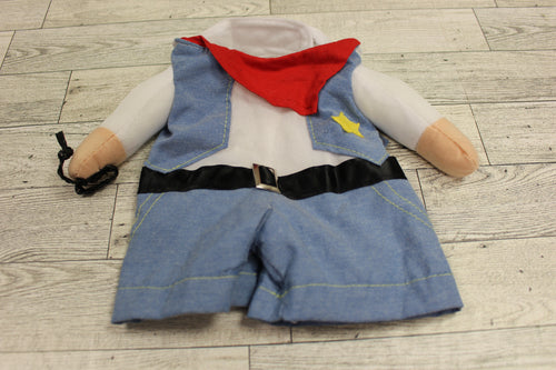 Sheriff Halloween Dog Costume - Medium - Used