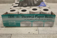 Load image into Gallery viewer, IBM Thermal Paper Cash Register Receipt - BPA Free - 2-1/4x85" - 23 Rolls - New