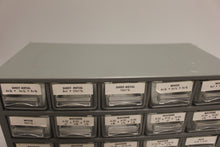 Load image into Gallery viewer, Vintage 25 Drawer Plastic Parts Hardware Organizer - Used (#1)
