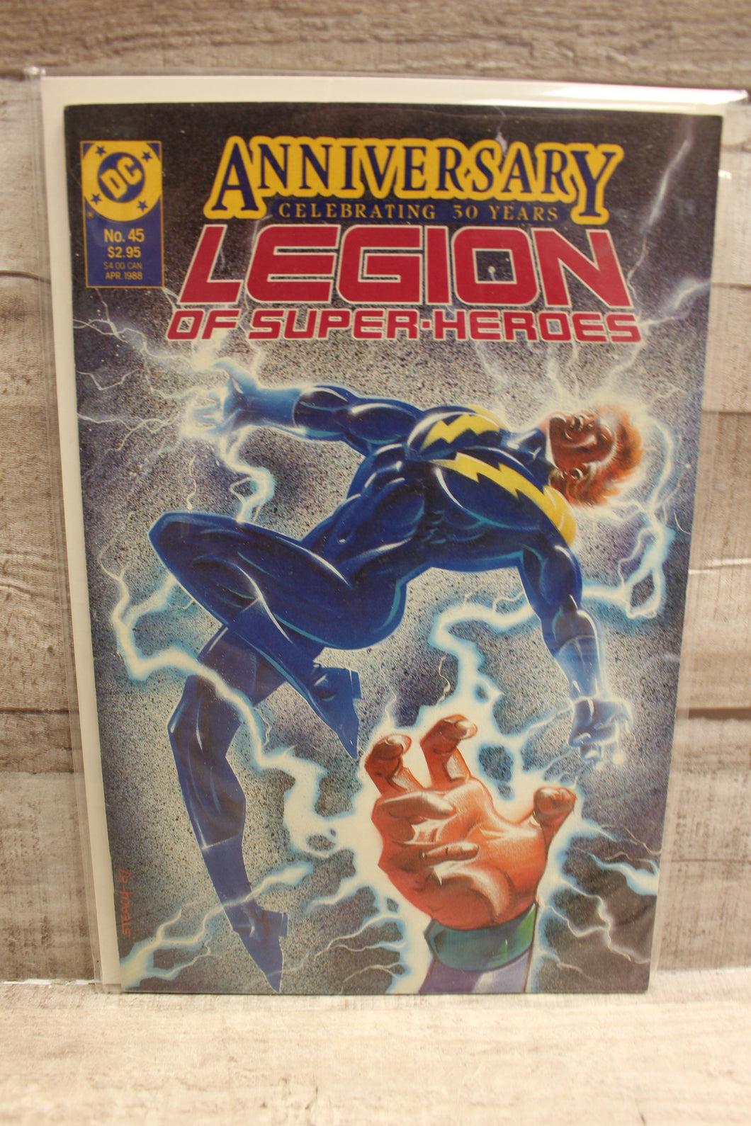 DC Comics Anniversary Legion Of Superhero's #45 Comic Book -Used