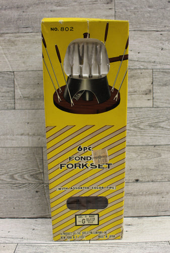 Vintage Fondue Fork Set - Set of 6 - Used