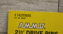Load image into Gallery viewer, Ammo 2 1/2&quot; Drive Pins for Use with Drivetool - 9 Fasteners - NR425 - New