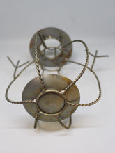 Load image into Gallery viewer, Vintage Round Snowman Taper Candle Holder - 9.5&quot; Tall - Used