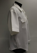 Load image into Gallery viewer, US Navy Creighton Short Sleeve White Button Up Dress Shirt - Size: 17-17.5 XL
