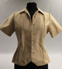 Load image into Gallery viewer, DSCP US Women&#39;s Short Sleeve Khaki Dress Shirt - Size: 14 Tall -8410-01-539-8598
