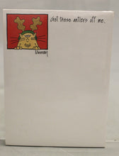 Load image into Gallery viewer, Murray's Law "Get these antlers off me" Note Pad by Leslie Moak Murray - New