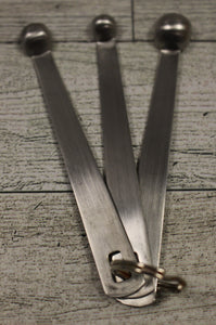 Vintage Measuring Spoons - Pinch, Dash, Smidgen, Stainless Steel - Used