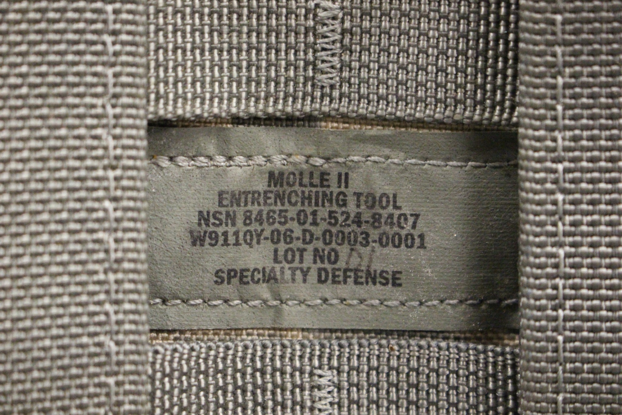 US Army Molle II ACU ETool Entrenching Tool Carrier - 8465-01-524-8407 ...