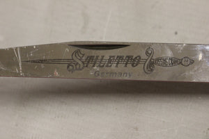Vintage Kissing Crane KC-49 Stiletto Germany Folding Knife - Used